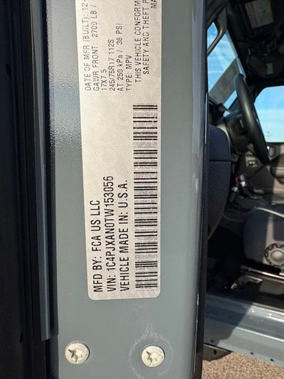 2026 Jeep Wrangler Sport