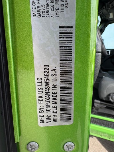 2025 Jeep Wrangler Sport S