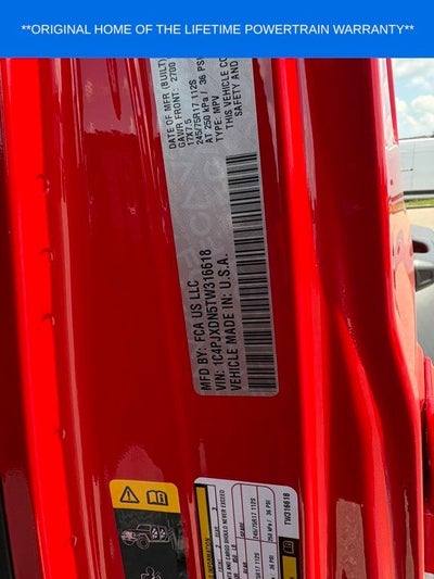 2026 Jeep Wrangler Sport S