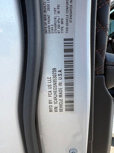 2022 Jeep Grand Cherokee Summit Reserve