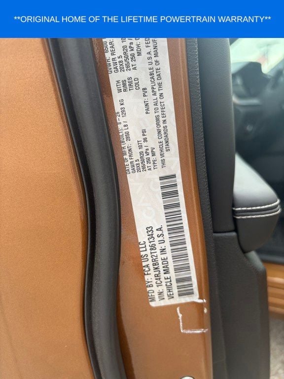 2026 Jeep Grand Cherokee L Limited Reserve