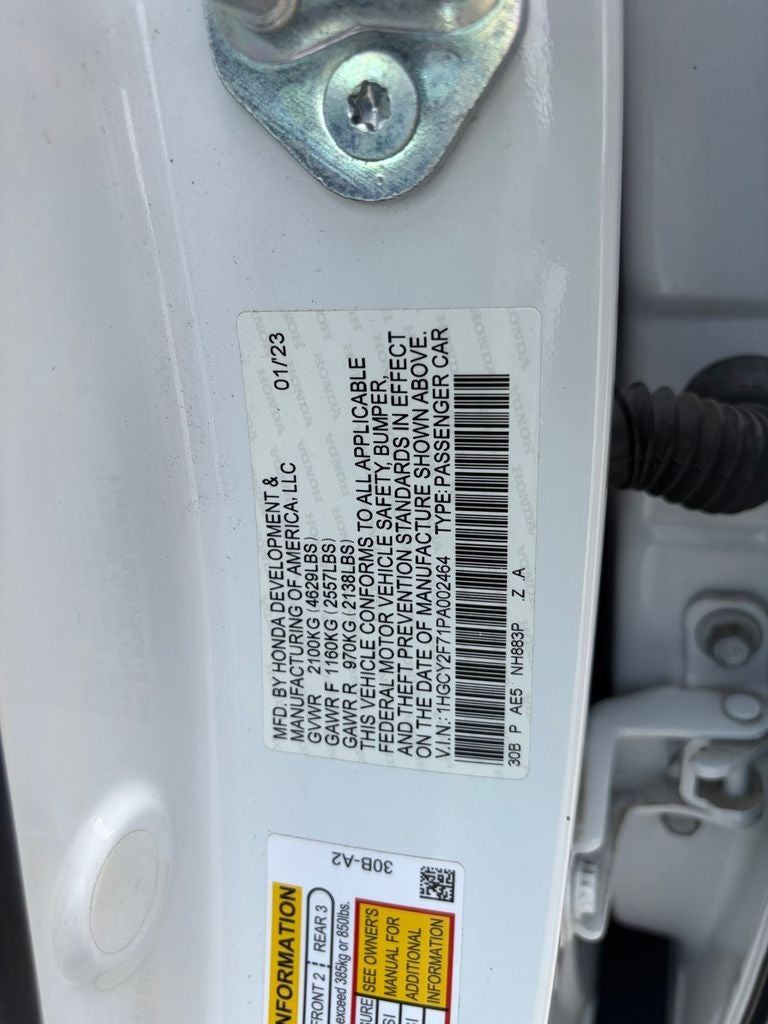 2023 Honda Accord Hybrid Sport-L