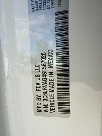 2025 RAM ProMaster 1500 Low Roof