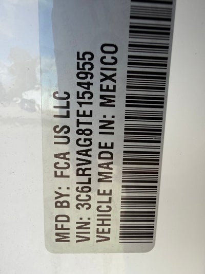 2026 RAM ProMaster 1500 Low Roof