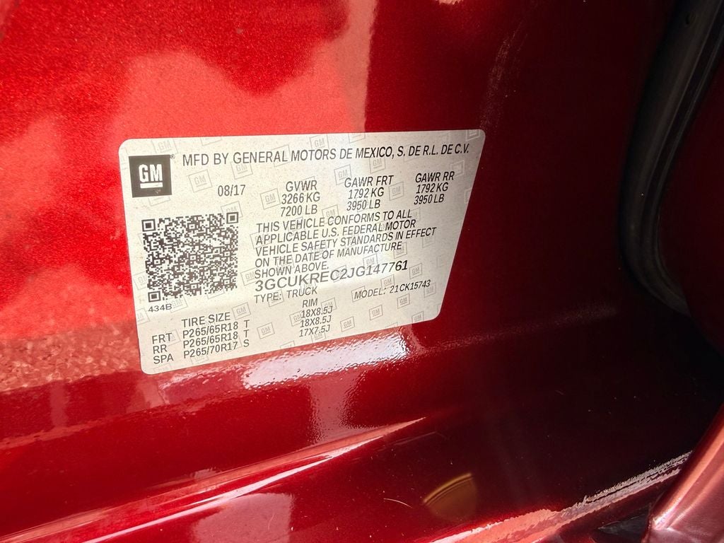 2018 Chevrolet Silverado 1500 LT LT2