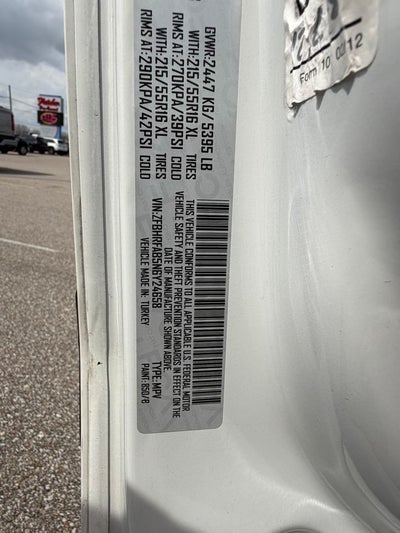 2022 RAM ProMaster City Base