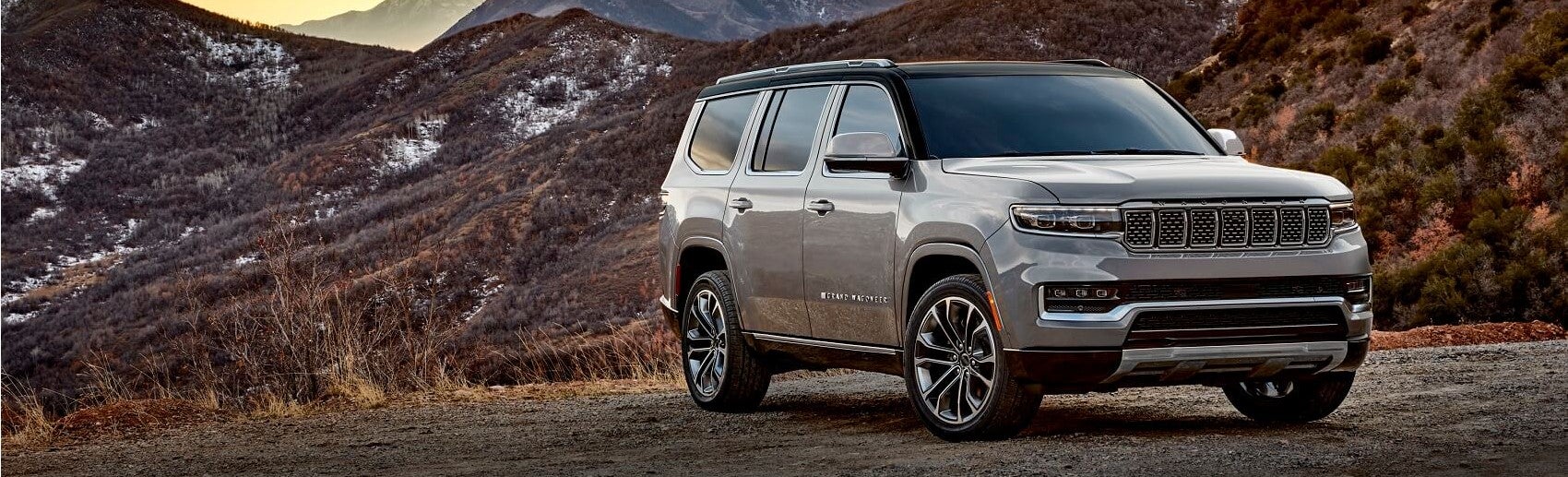 2022 Jeep Grand Wagoneer Silver in Mountains