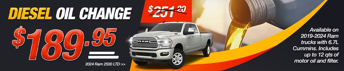 Oil Change Service Banner | Aug 2024