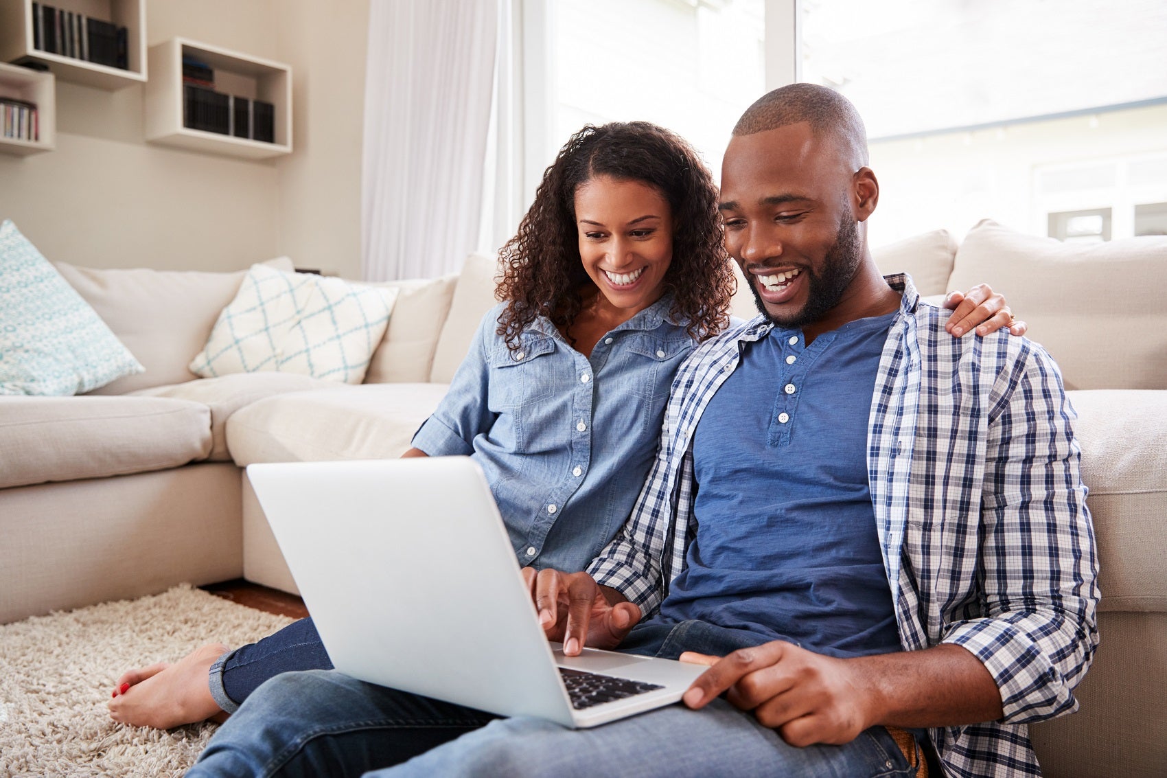 Couple Exploring Finance Tools Online