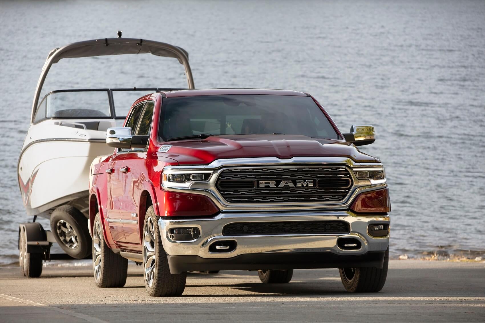 RAM 1500 Towing in Red